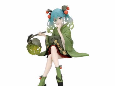 Vocaloid Hatsune Miku (Flower Fairy Winter Cherry Green Color Ver.) Noodle Stopper Figure