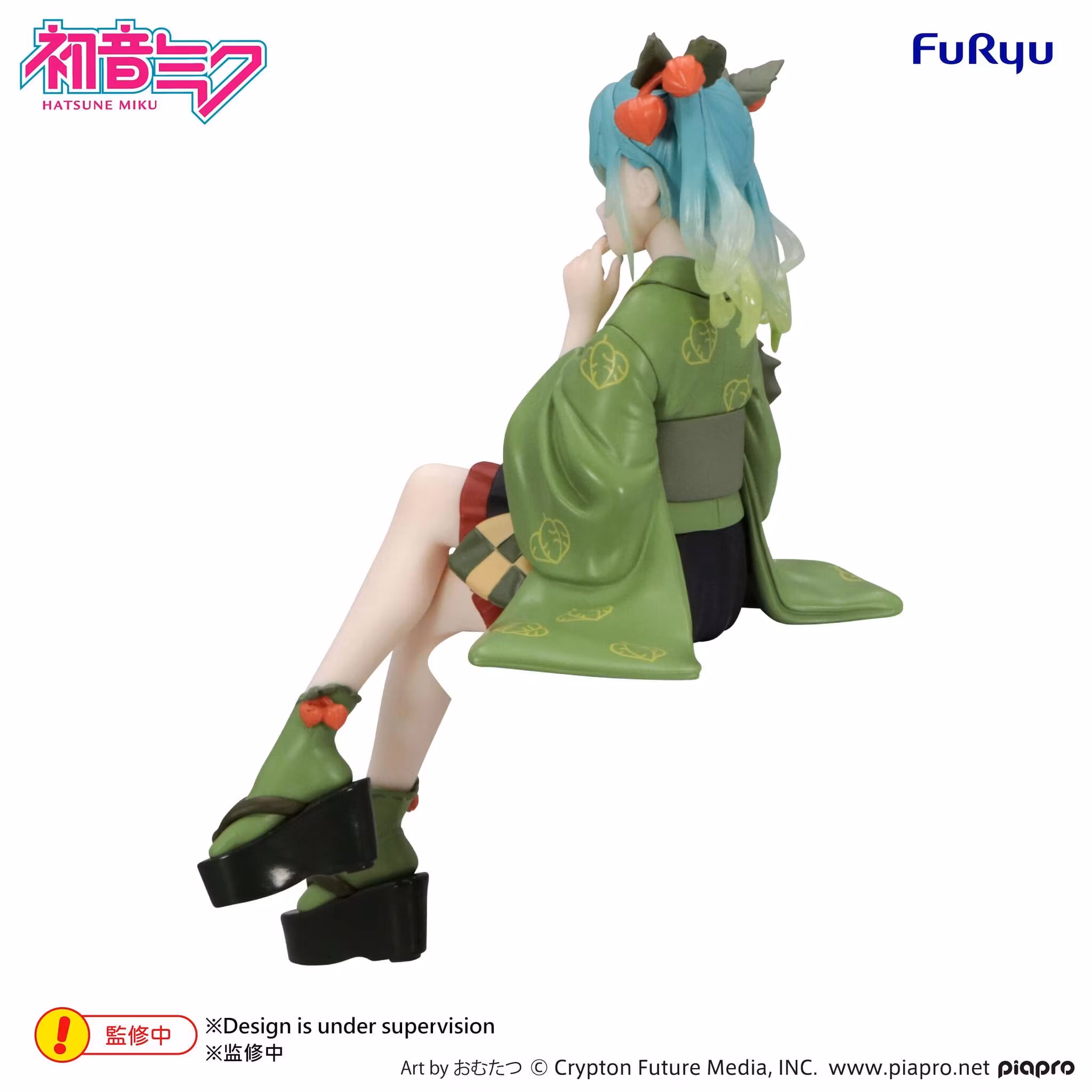Vocaloid Hatsune Miku (Flower Fairy Winter Cherry Green Color Ver.) Noodle Stopper Figure