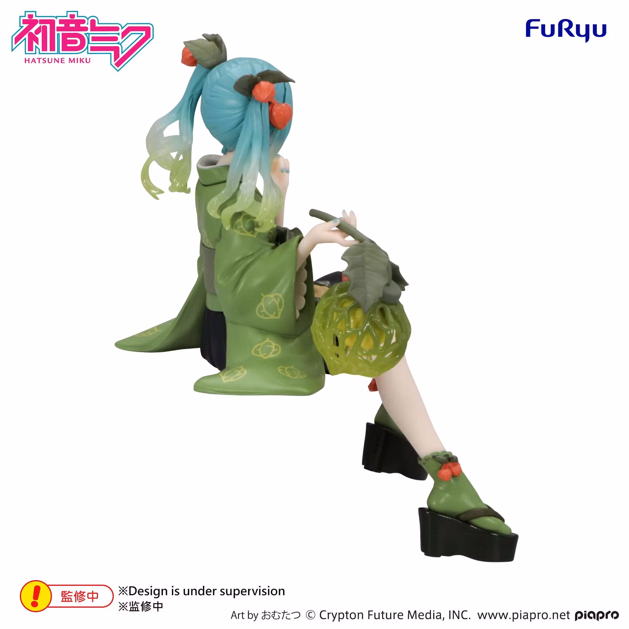Vocaloid Hatsune Miku (Flower Fairy Winter Cherry Green Color Ver.) Noodle Stopper Figure