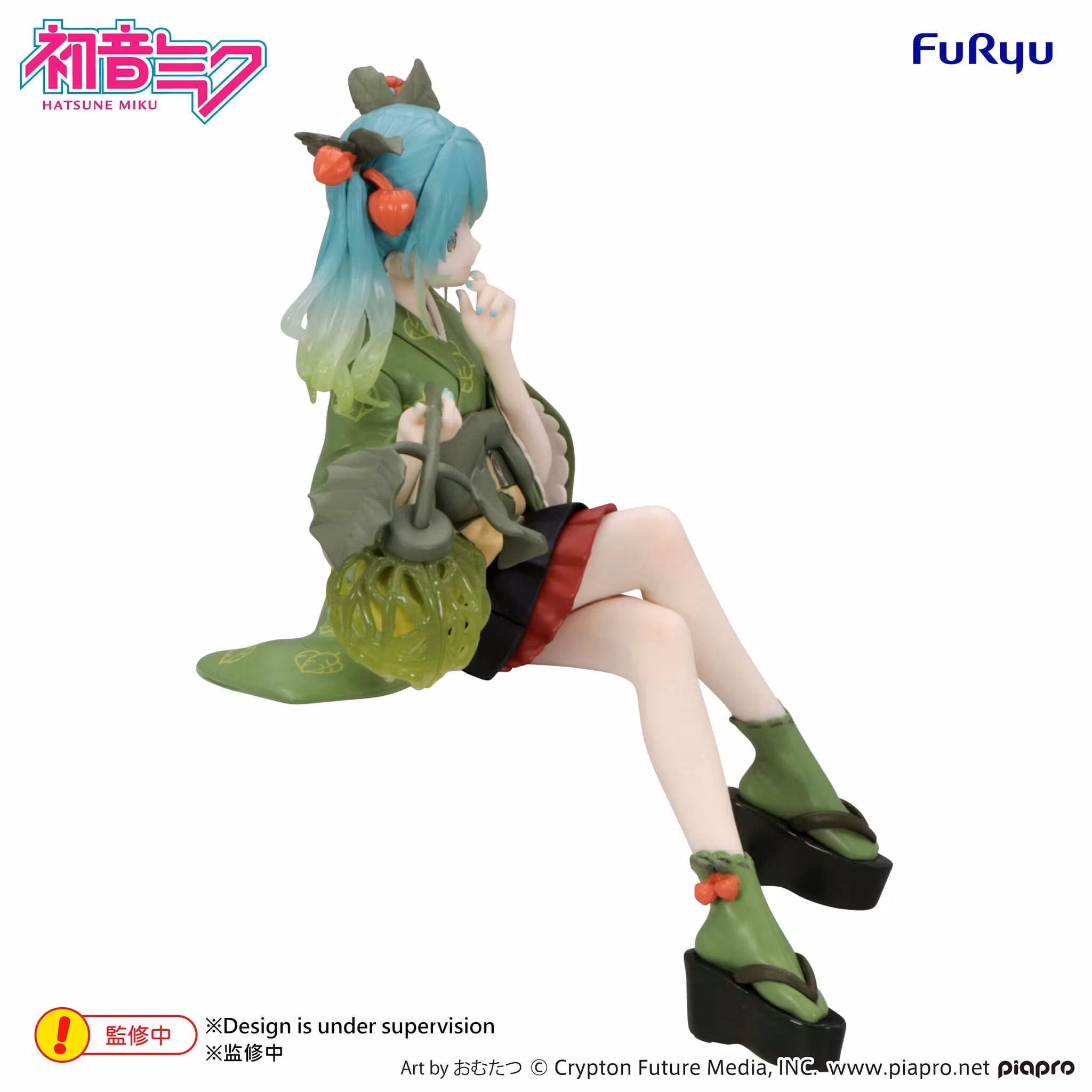 Vocaloid Hatsune Miku (Flower Fairy Winter Cherry Green Color Ver.) Noodle Stopper Figure
