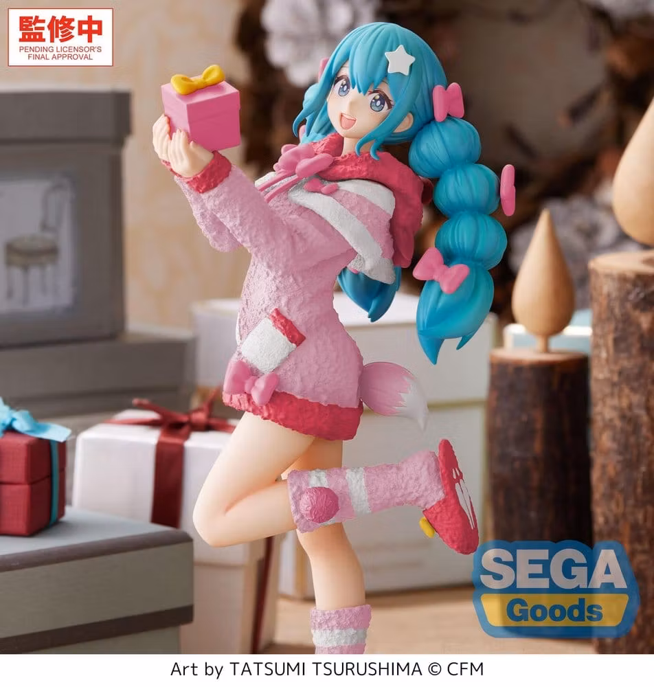 Vocaloid High Premium Figure Hatsune Miku (Mokomoko Christmas Ver.) Figure
