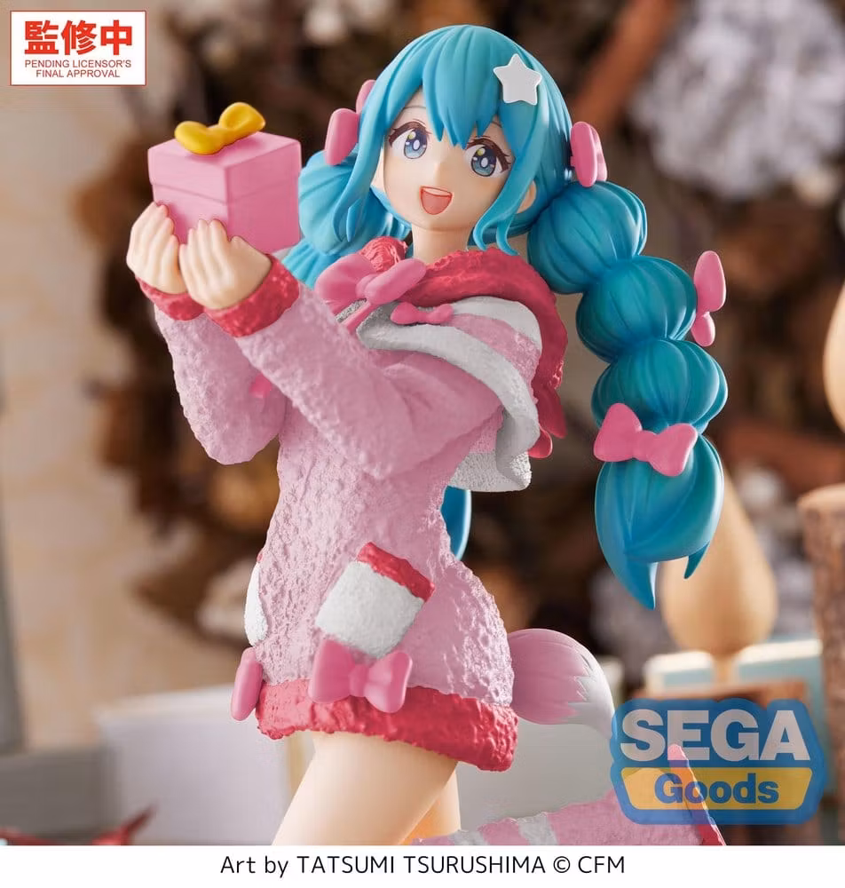 Vocaloid High Premium Figure Hatsune Miku (Mokomoko Christmas Ver.) Figure