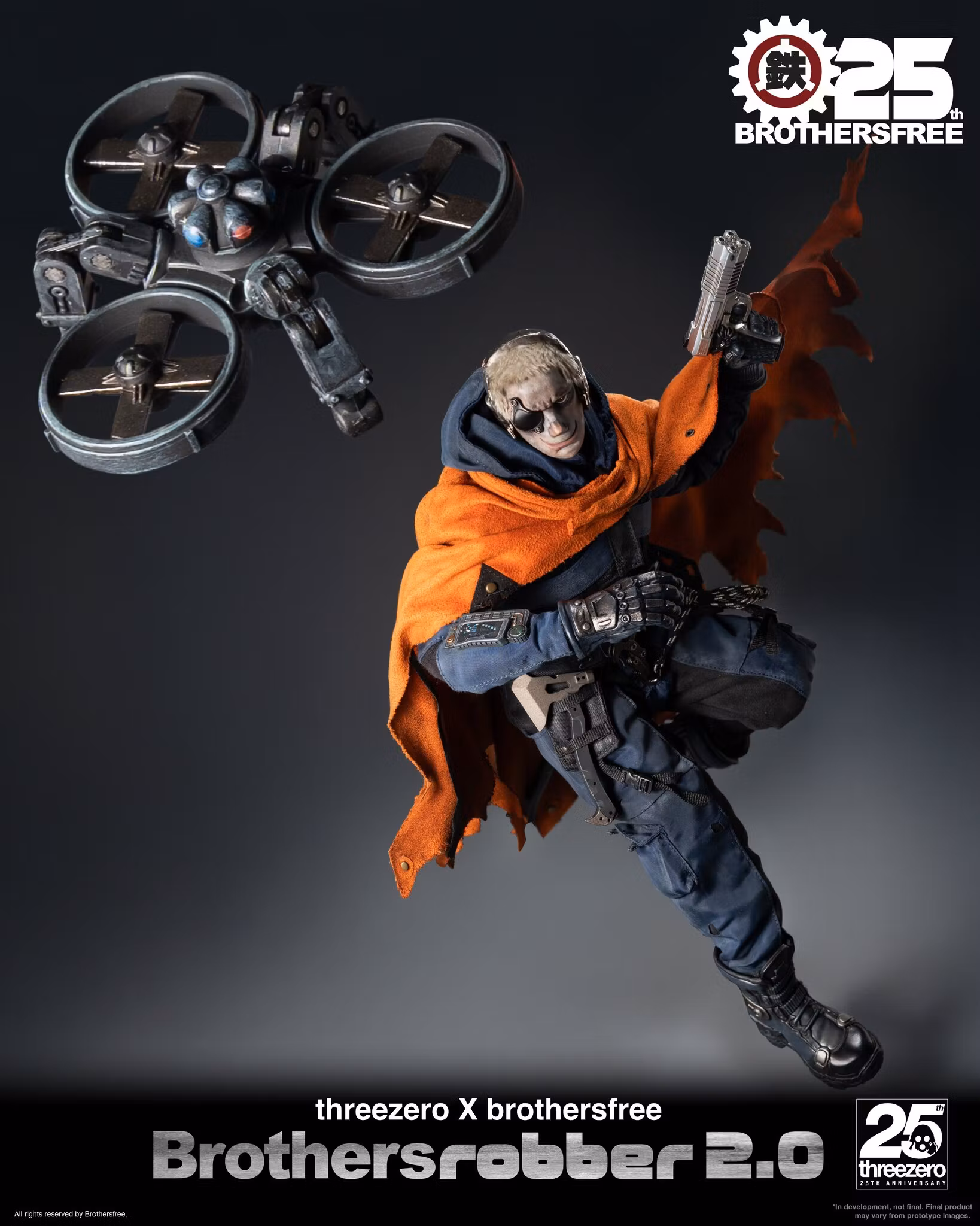 Brothersfree SiXTH Brothersrobber 2.0 (Brothersfree 25th Anniversary Ver.) 1/6 Scale Action Figure