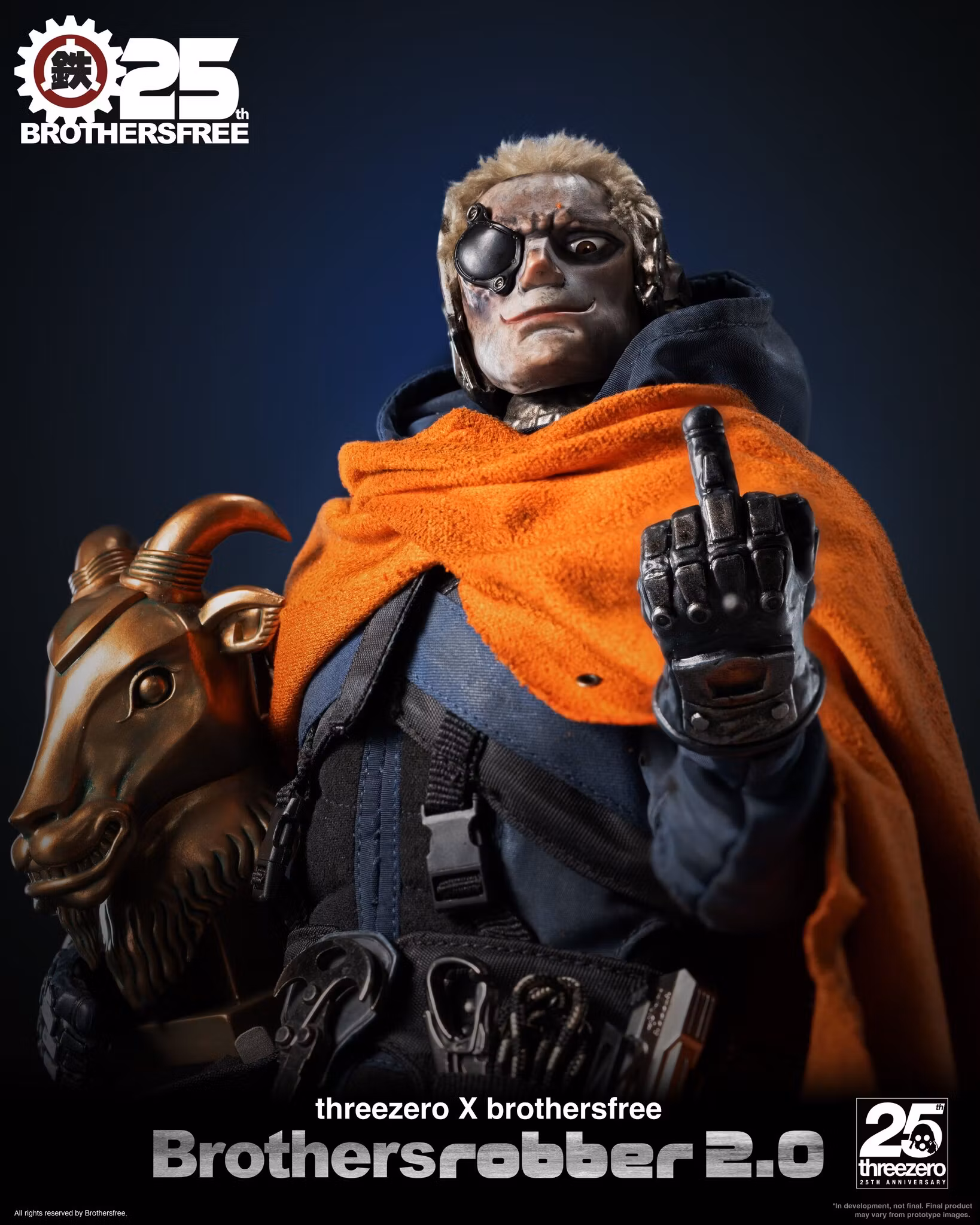 Brothersfree SiXTH Brothersrobber 2.0 (Brothersfree 25th Anniversary Ver.) 1/6 Scale Action Figure