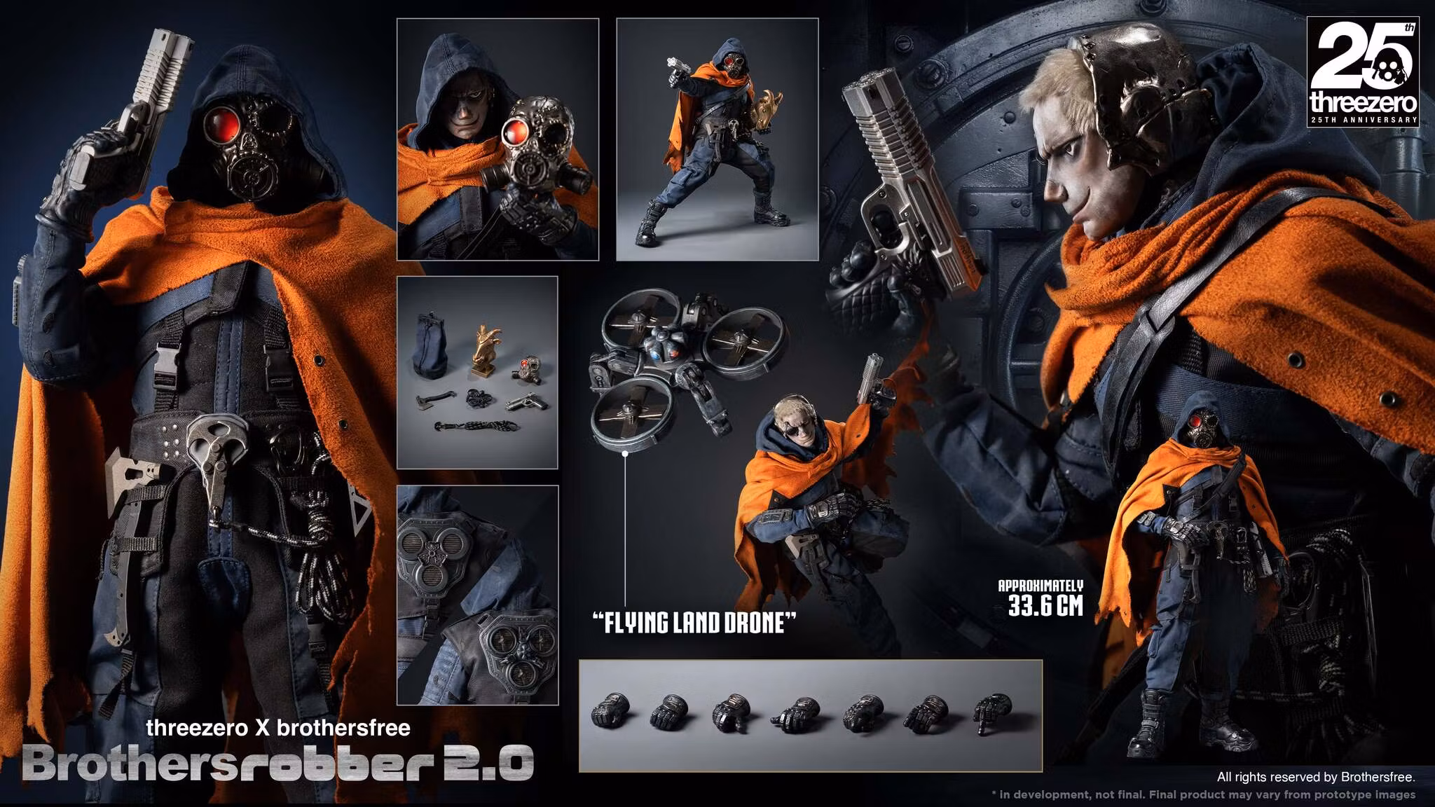 Brothersfree SiXTH Brothersrobber 2.0 (Brothersfree 25th Anniversary Ver.) 1/6 Scale Action Figure