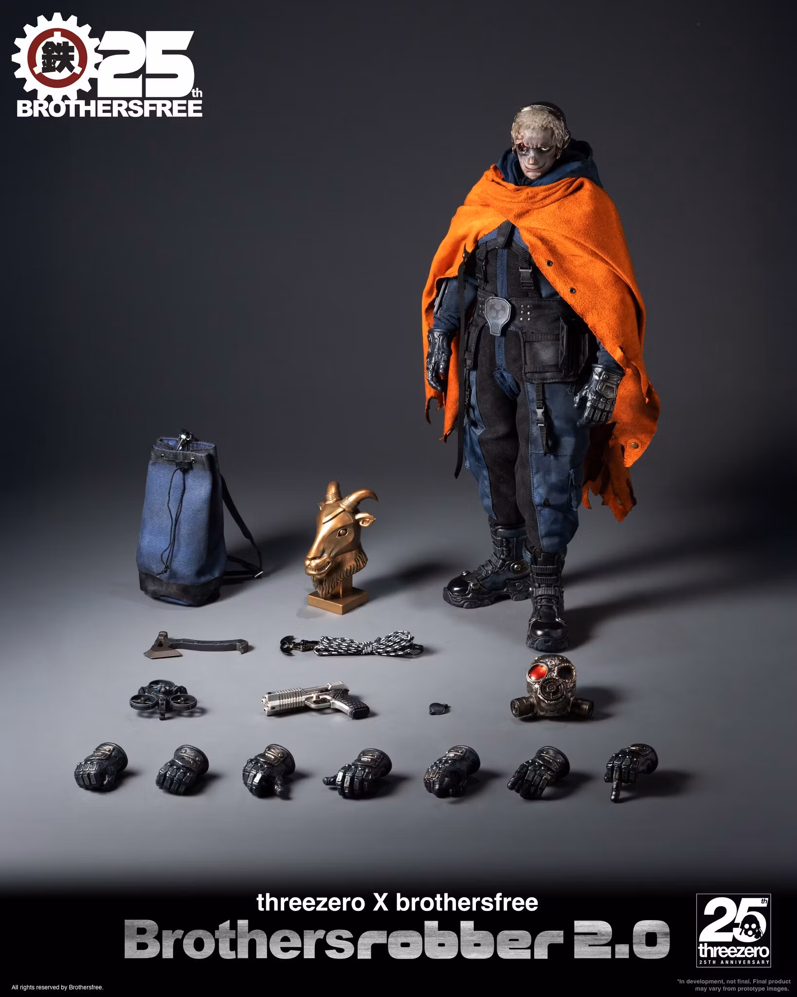 Brothersfree SiXTH Brothersrobber 2.0 (Brothersfree 25th Anniversary Ver.) 1/6 Scale Action Figure