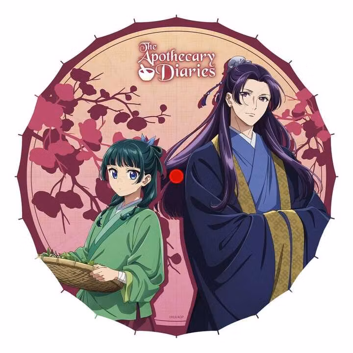 The Apothecary Diaries Japanese Paper Parasol Maomao & Jinshi