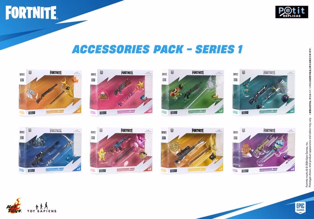 Fortnite Petit Replicas Accessories Pack Series 1 Assortment Set
