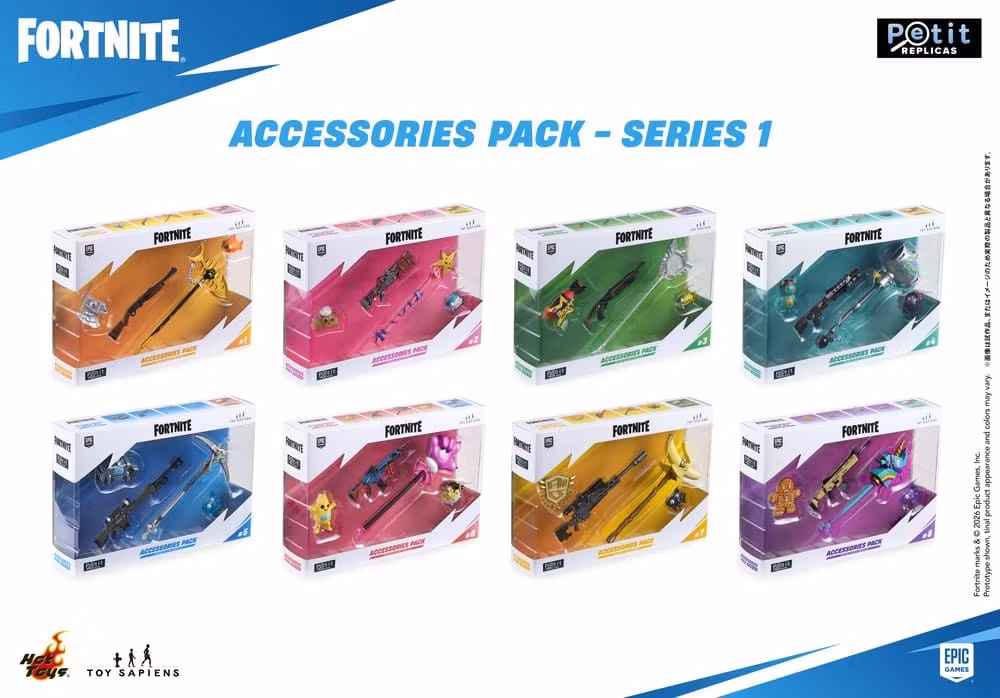 Fortnite Petit Replicas Accessories Pack Series 1 Assortment Set