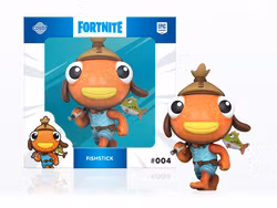 Fortnite Cosbi #004 Fishstick 3-Inch Figure