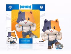 Fortnite Cosbi #007 Meowscles 3-Inch Figure