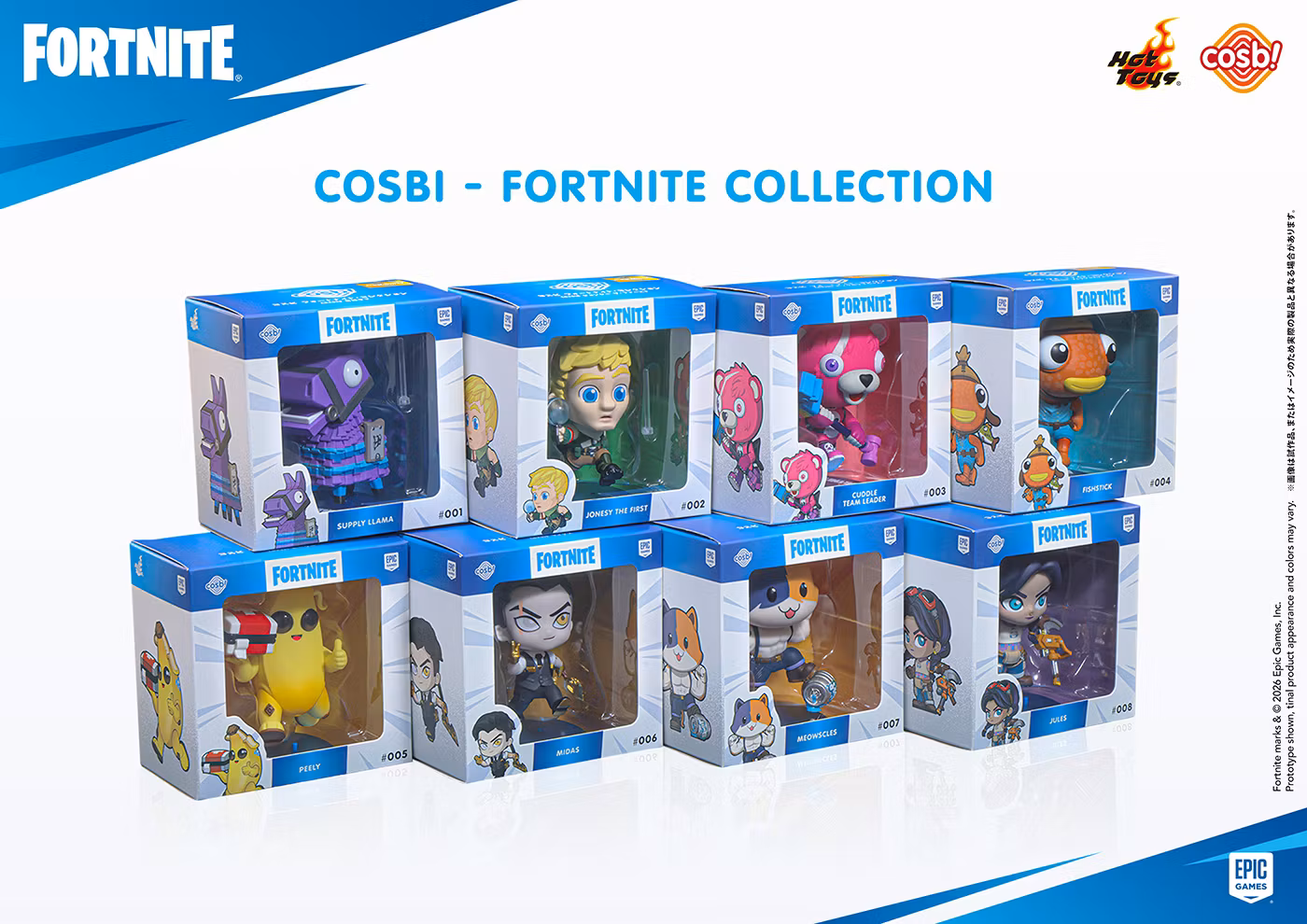 Fortnite Cosbi #006 Midas 3-Inch Figure