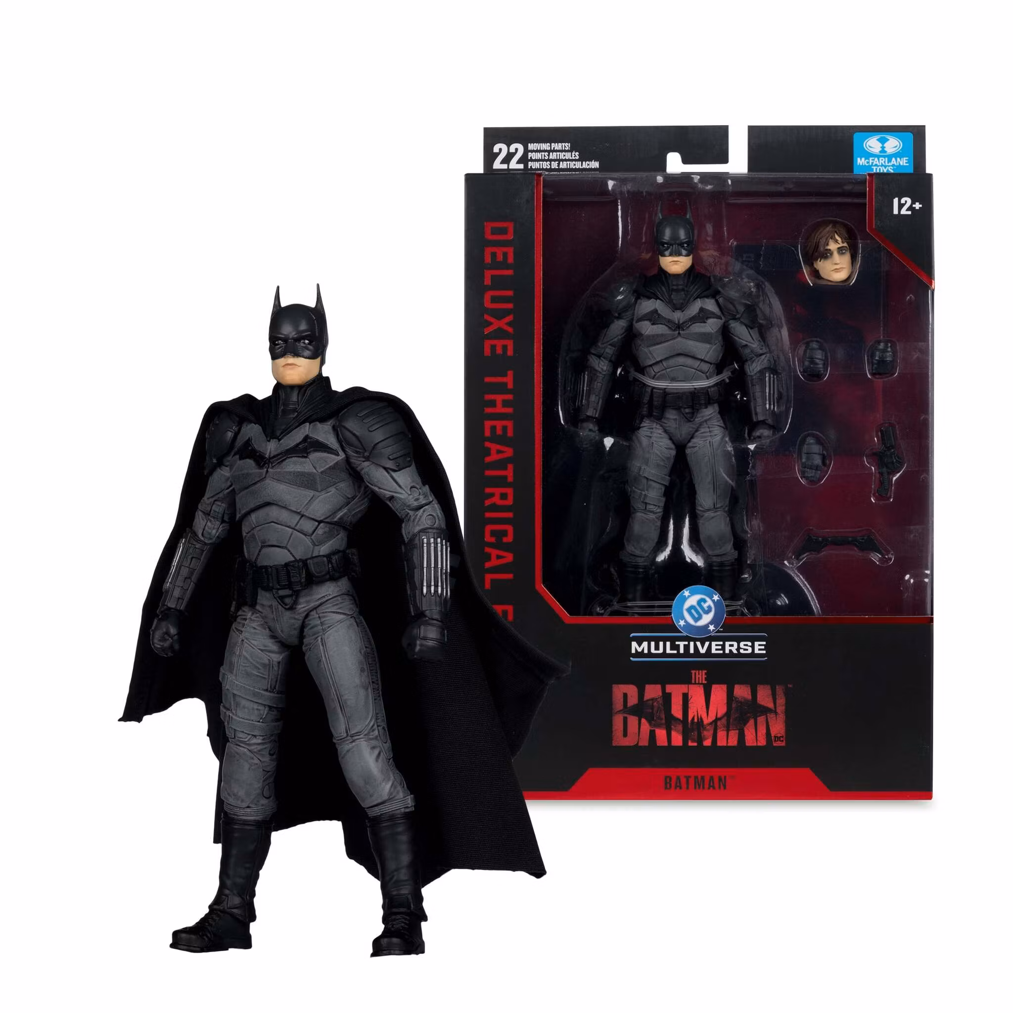 The Batman (2022) DC Multiverse Batman (Deluxe Theatrical Edition) Action Figure