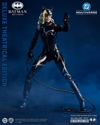 Batman Returns (1992) DC Multiverse Catwoman (Battle Damage) Action Figure (Deluxe Theatrical Edition)