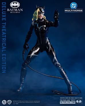 Batman Returns (1992) DC Multiverse Catwoman (Battle Damage) Action Figure (Deluxe Theatrical Edition)
