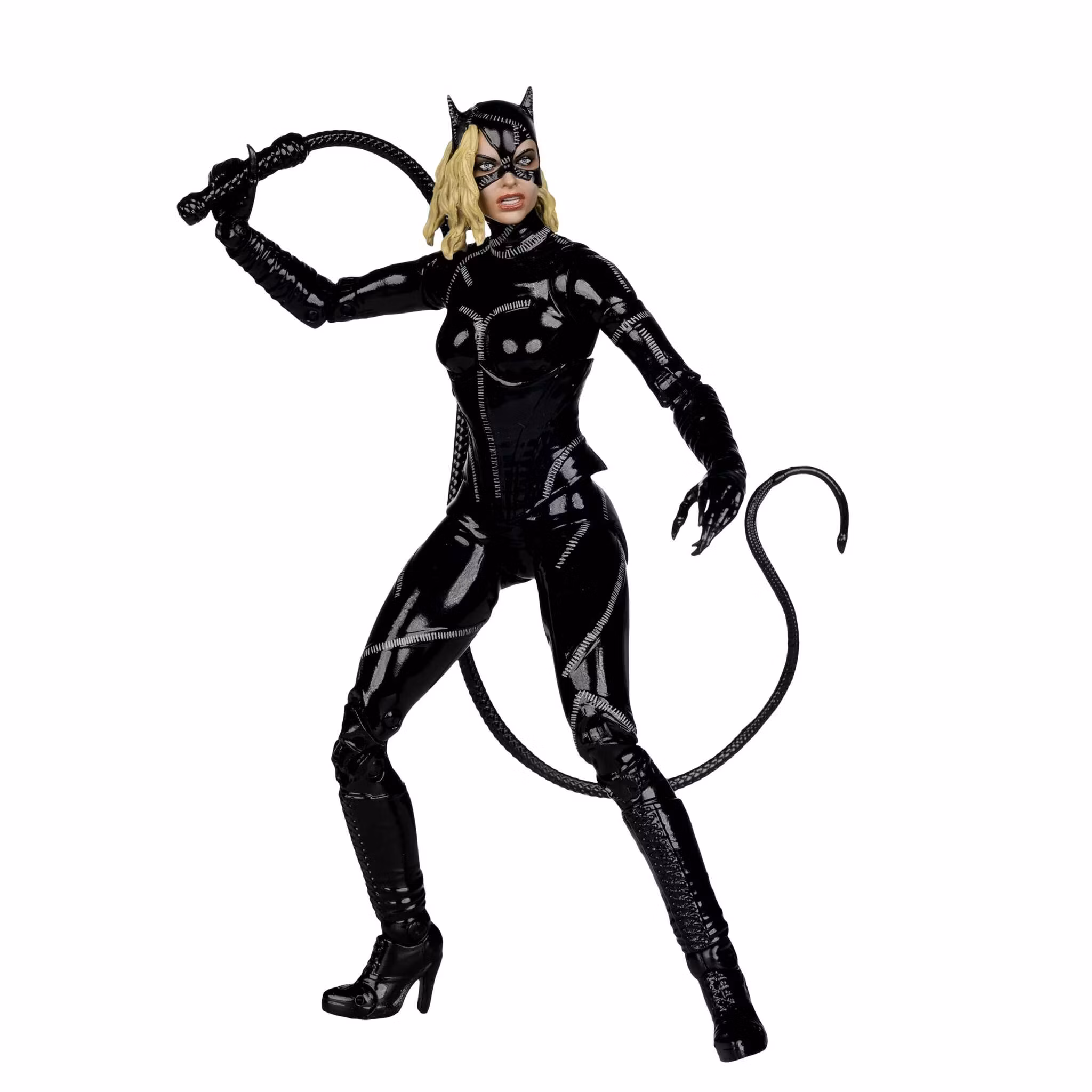 Batman Returns (1992) DC Multiverse Catwoman (Battle Damage) Action Figure (Deluxe Theatrical Edition)