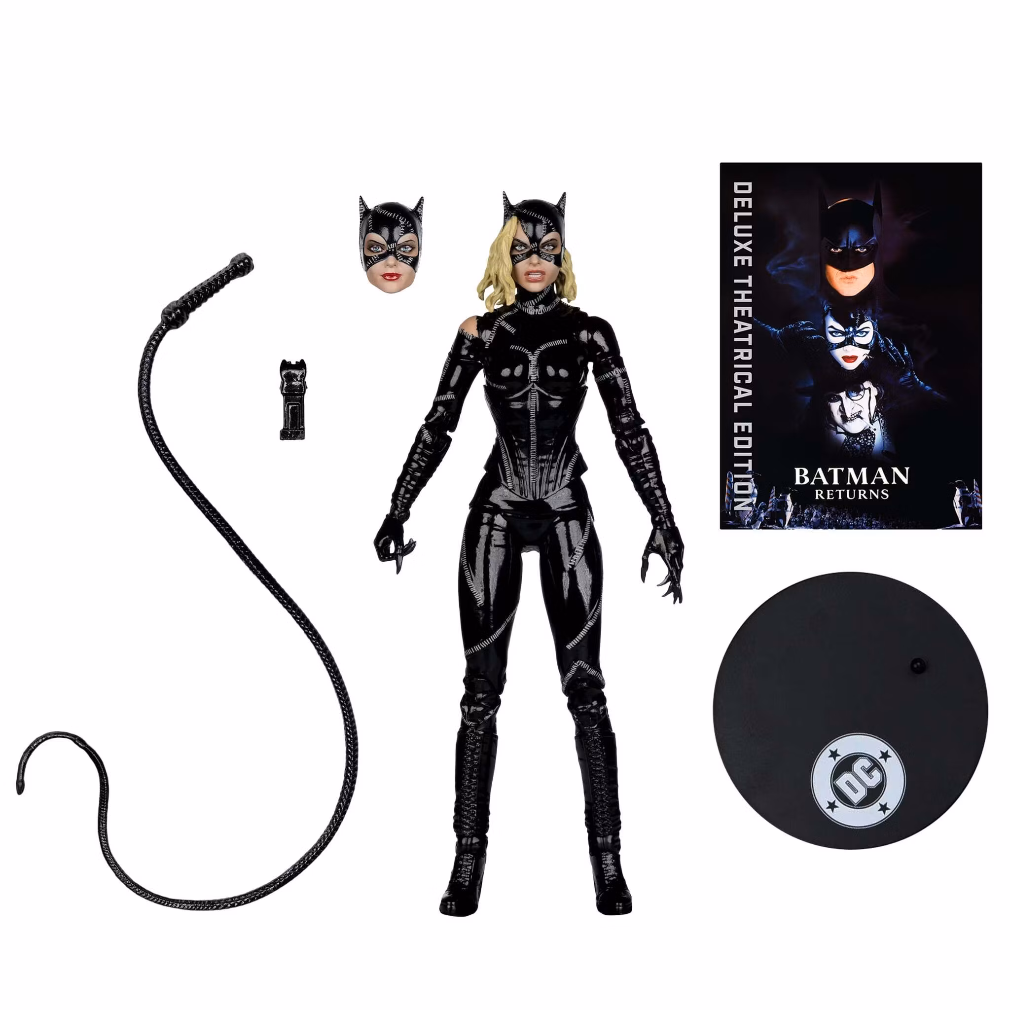 Batman Returns (1992) DC Multiverse Catwoman (Battle Damage) Action Figure (Deluxe Theatrical Edition)