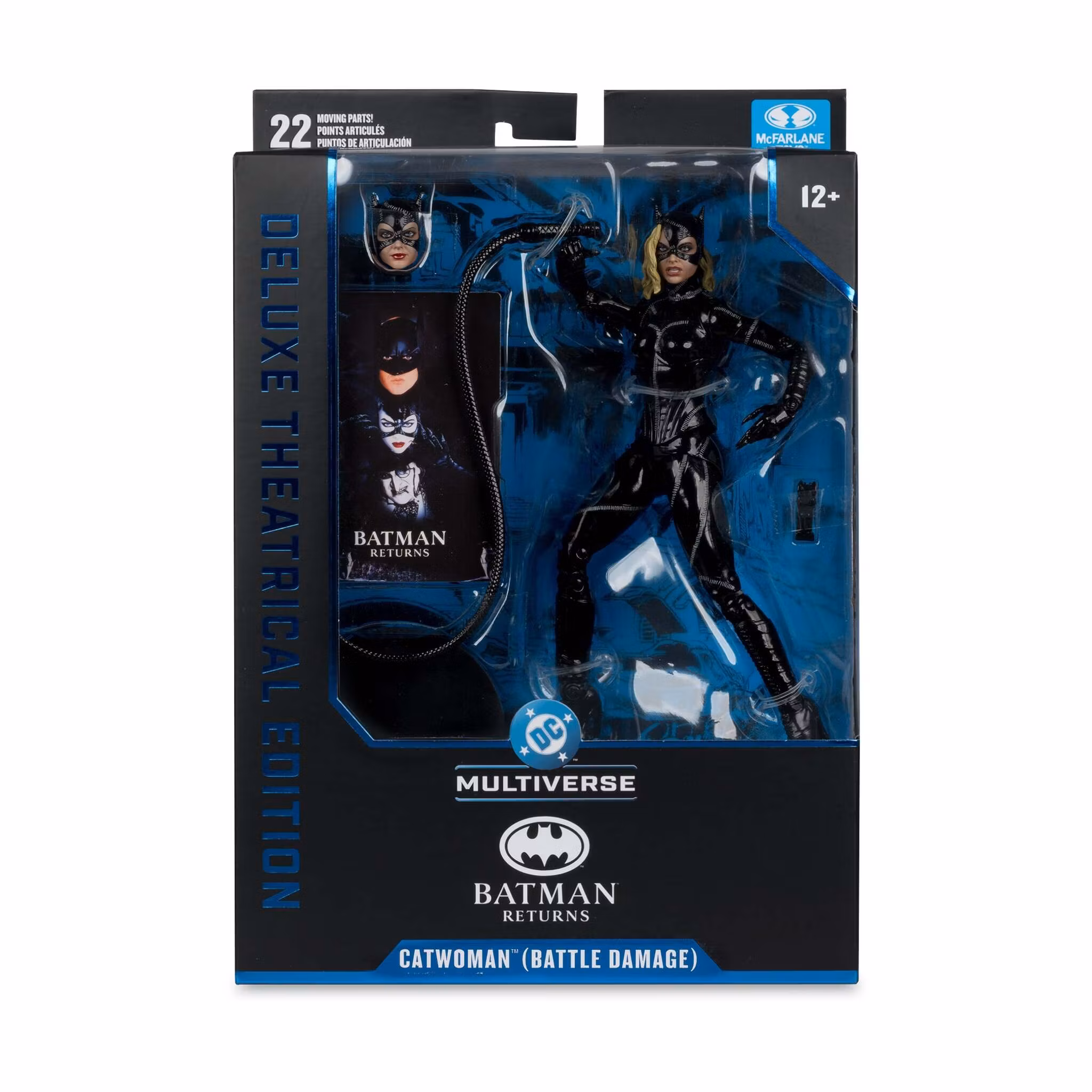 Batman Returns (1992) DC Multiverse Catwoman (Battle Damage) Action Figure (Deluxe Theatrical Edition)