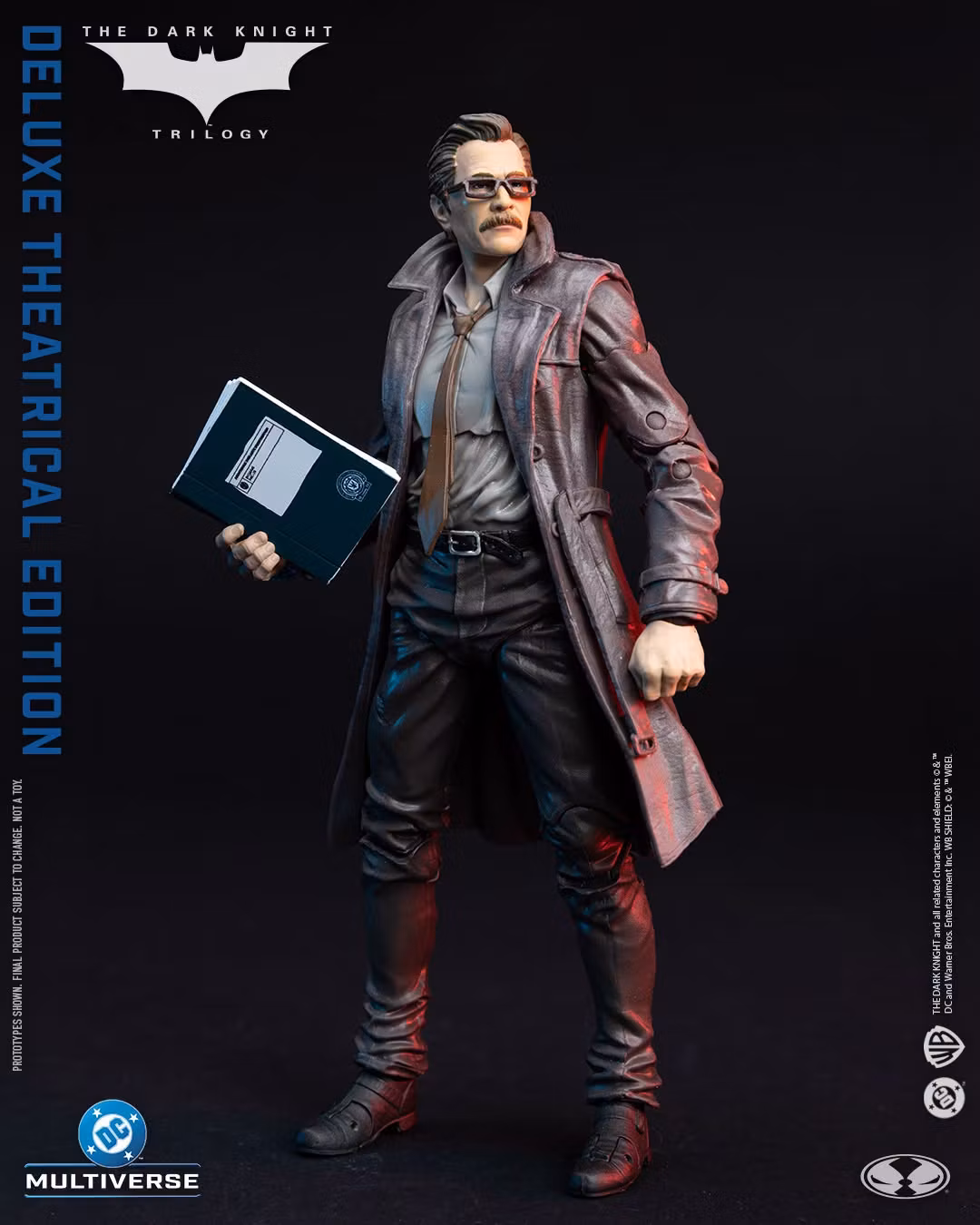 The Dark Knight (2008) DC Multiverse Commissioner James Gordon (Deluxe Theatrical Edition) Action Figure