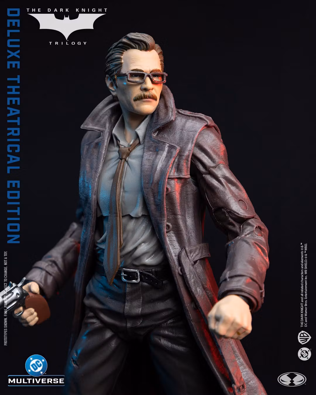 The Dark Knight (2008) DC Multiverse Commissioner James Gordon (Deluxe Theatrical Edition) Action Figure