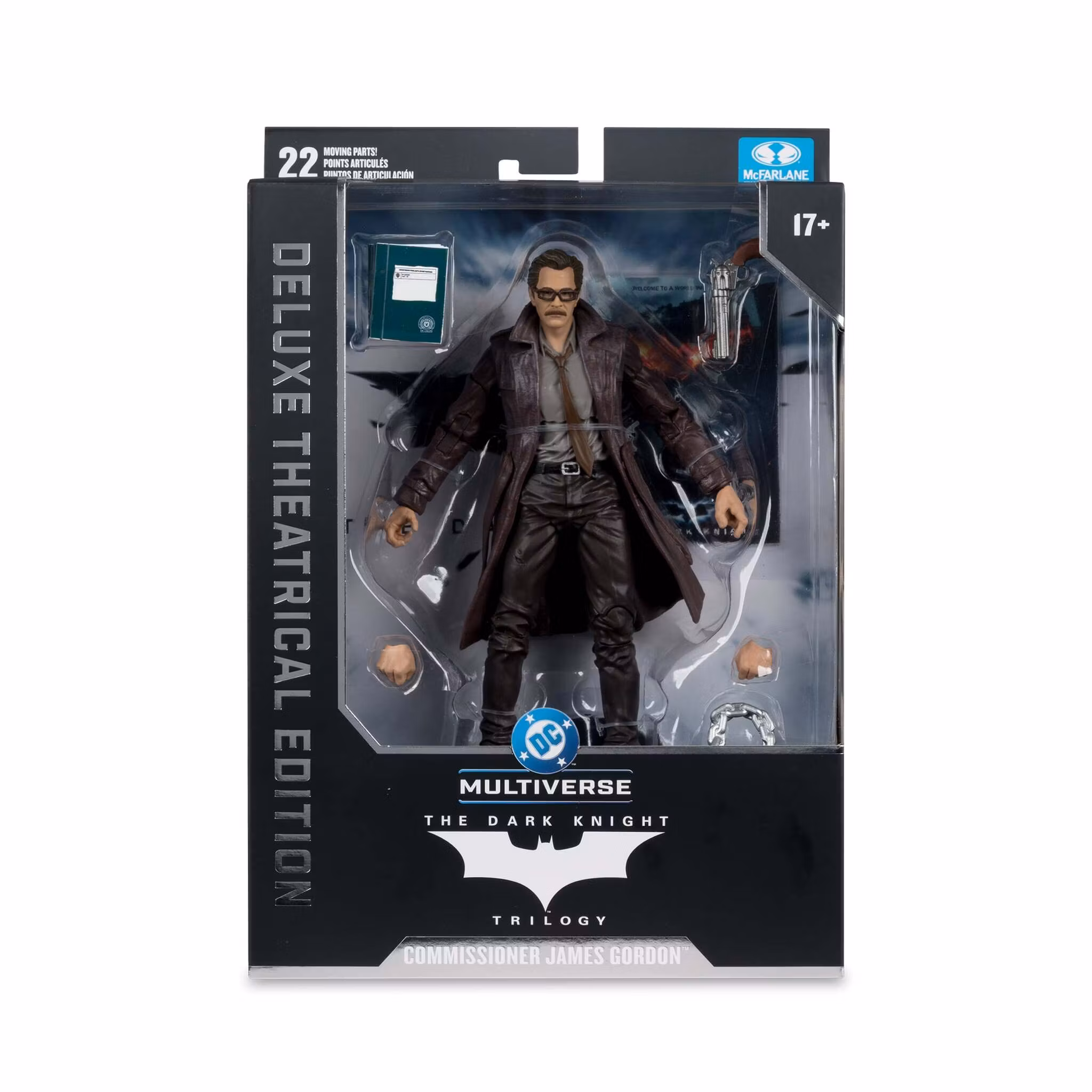 The Dark Knight (2008) DC Multiverse Commissioner James Gordon (Deluxe Theatrical Edition) Action Figure