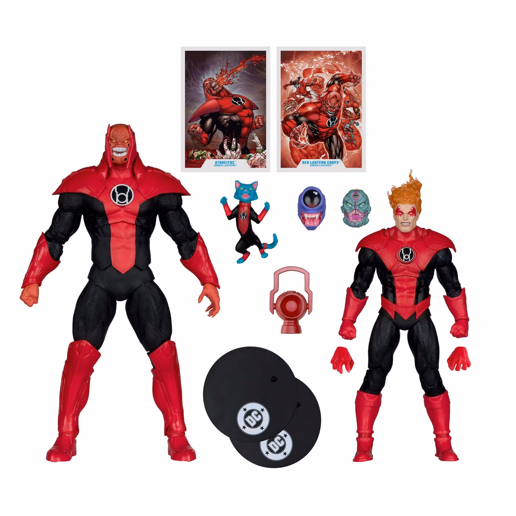 Green Lantern DC Multiverse Atrocitus & Red Lantern Corps Action Figure Two-Pack