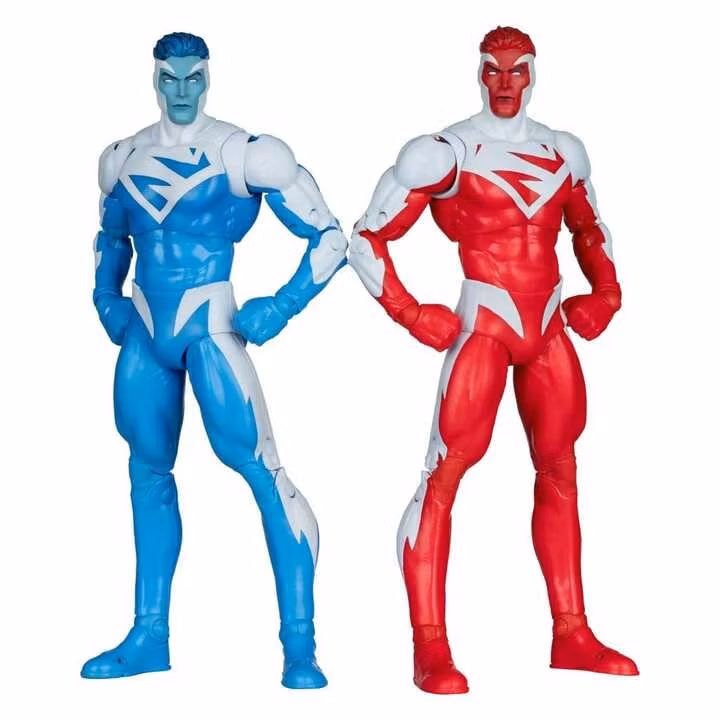 DC Multiverse Superman Blue vs. Superman Red Action Figure Two-Pack (Gold Label)