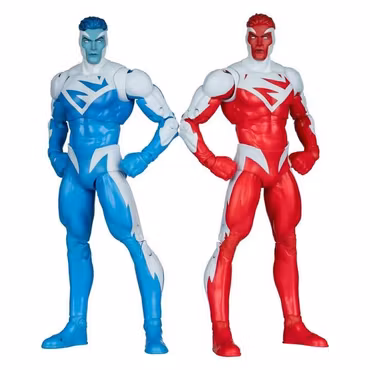 DC Multiverse Superman Blue vs. Superman Red Action Figure Two-Pack (Gold Label)