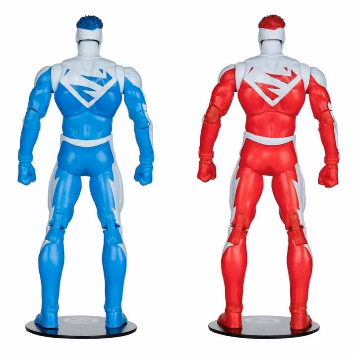 DC Multiverse Superman Blue vs. Superman Red Action Figure Two-Pack (Gold Label)