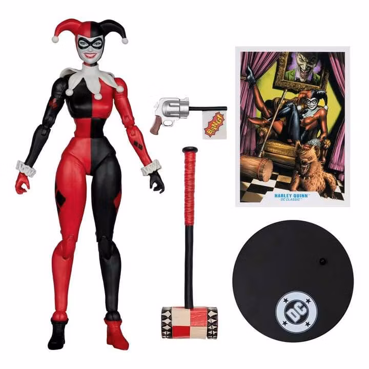 DC Multiverse Harley Quinn (DC Classic) Action Figure Two-Pack (Gold Label)