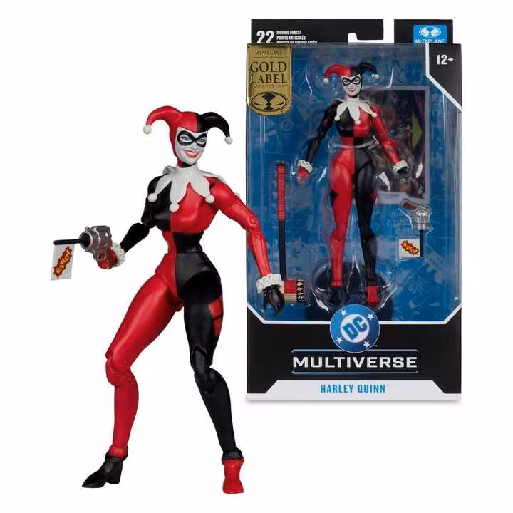 DC Multiverse Harley Quinn (DC Classic) Action Figure Two-Pack (Gold Label)
