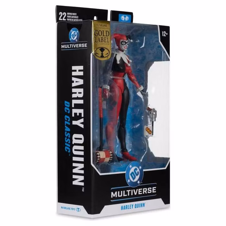 DC Multiverse Harley Quinn (DC Classic) Action Figure Two-Pack (Gold Label)