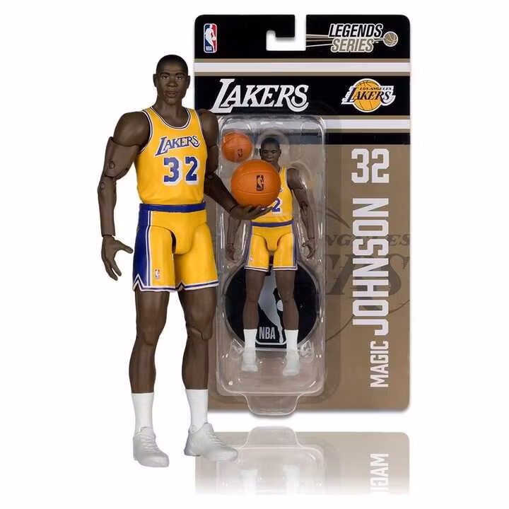 NBA Legends Series Earvin "Magic" Johnson (Los Angeles Lakers) Action Figure