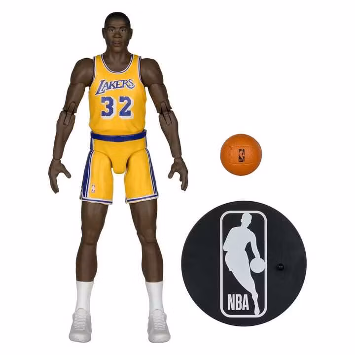 NBA Legends Series Earvin "Magic" Johnson (Los Angeles Lakers) Action Figure