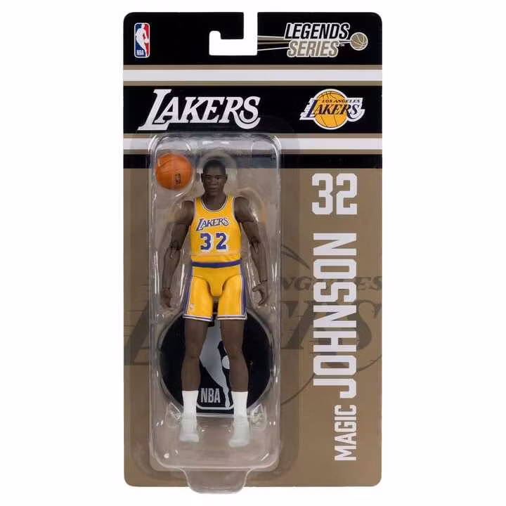 NBA Legends Series Earvin "Magic" Johnson (Los Angeles Lakers) Action Figure