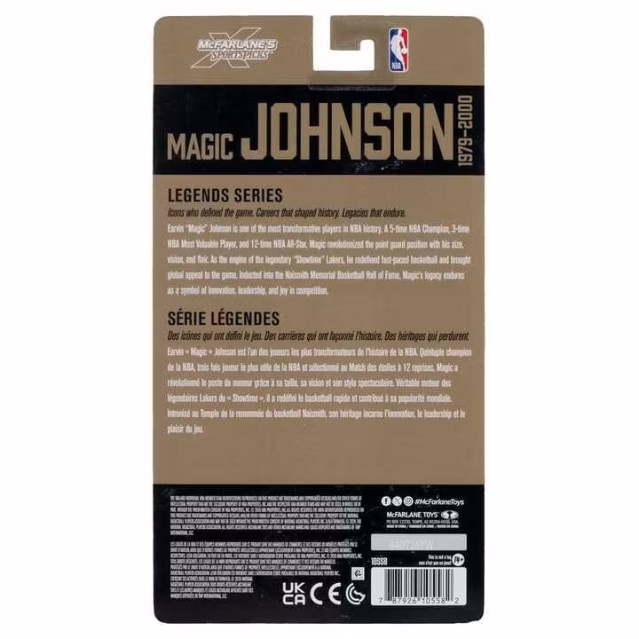 NBA Legends Series Earvin "Magic" Johnson (Los Angeles Lakers) Action Figure