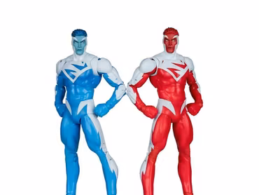 DC Multiverse Superman Blue vs. Superman Red Action Figure Two-Pack (Gold Label)