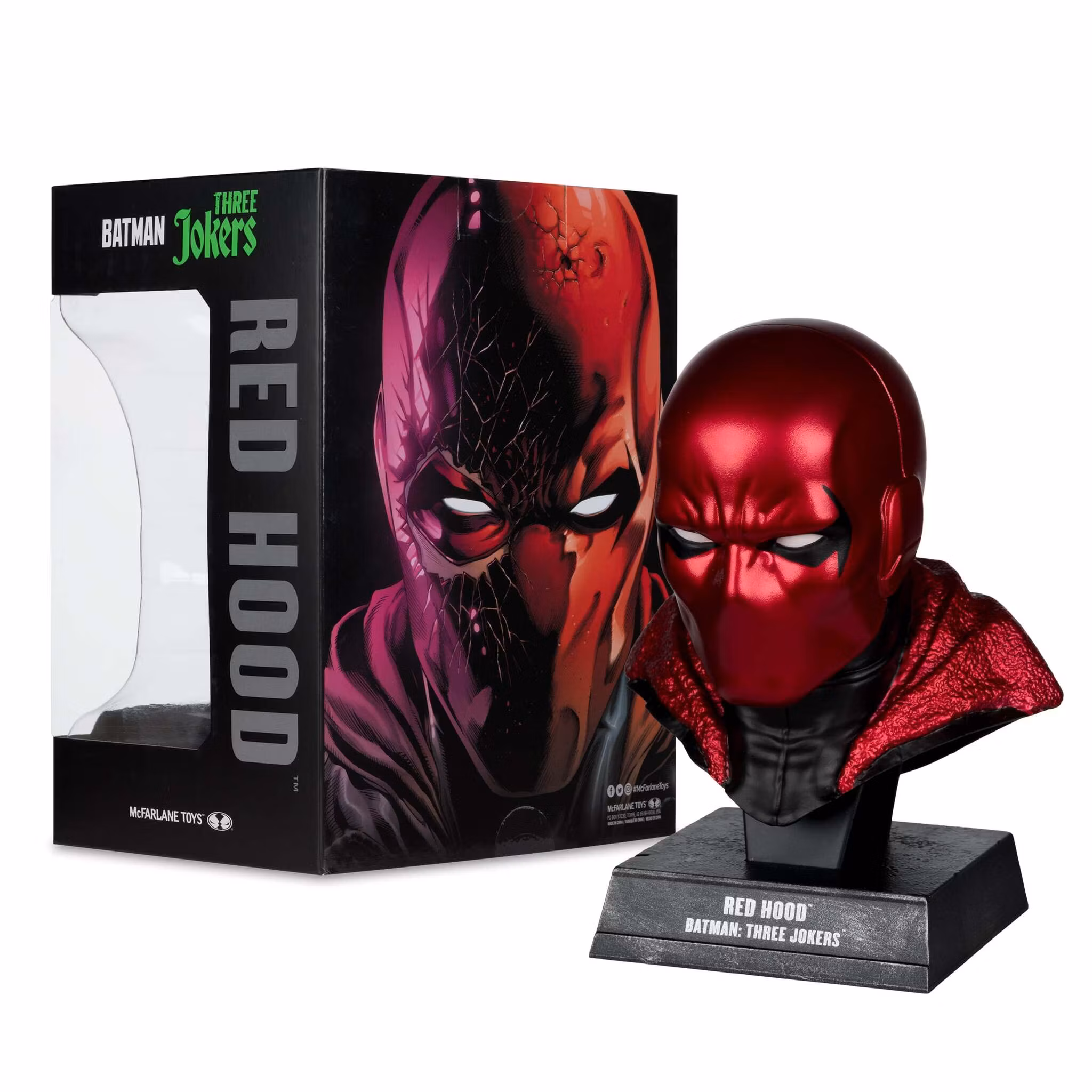 Batman: Three Jokers Red Hood Cowl 1/3 Scale Replica