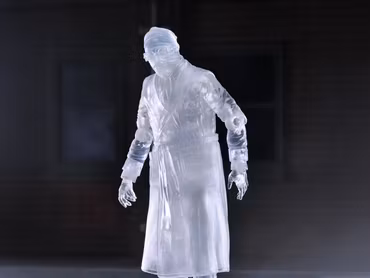 Universal Monsters Ultimate The Invisible Man (Translucent) Action Figure