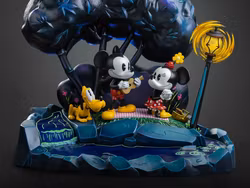 Disney Classics Mickey, Minnie and Pluto's Day at the Park (Deluxe Ver.) 1/10 Art Scale Statue