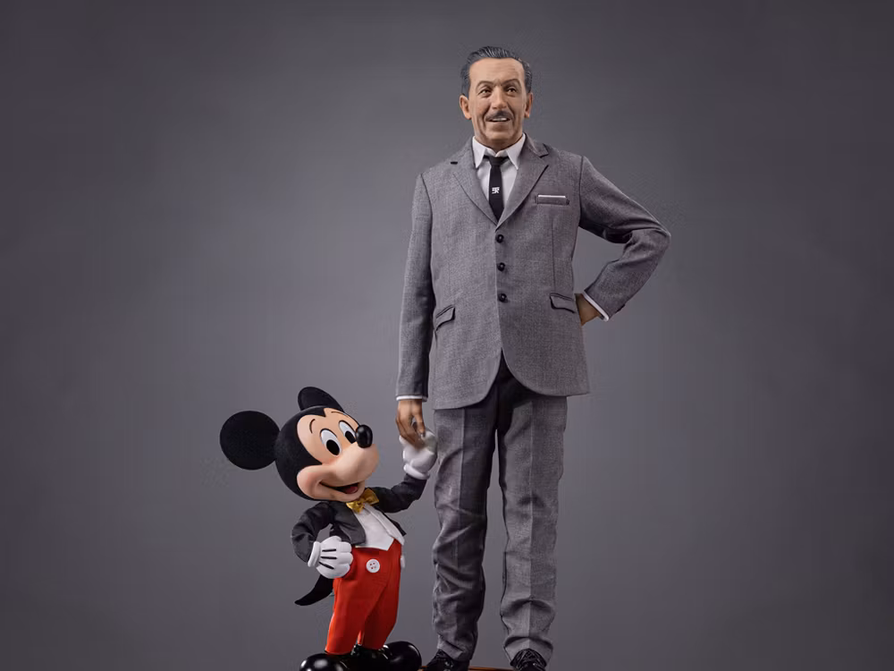 Disney Classics Walt Disney & Mickey Mouse Legacy Replica 1/4 Scale Statue