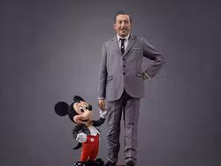 Disney Classics Walt Disney & Mickey Mouse Legacy Replica 1/4 Scale Statue