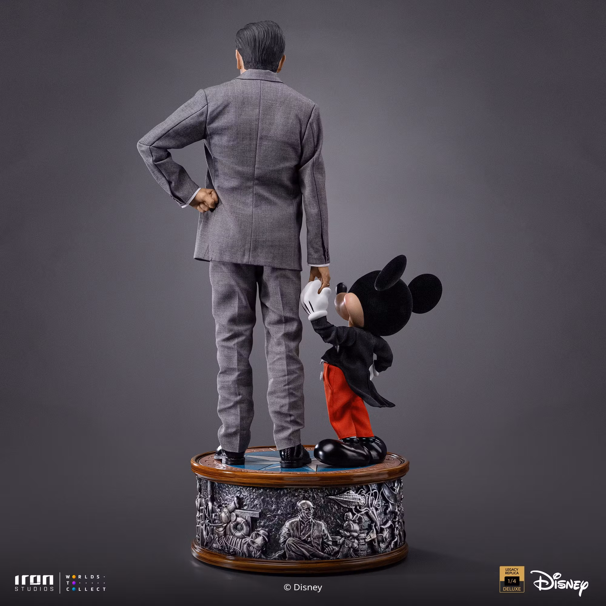 Disney Classics Walt Disney & Mickey Mouse Legacy Replica 1/4 Scale Statue