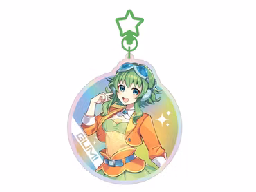 Vocaloid Megpoid Keyring Gumi SV1 Holographic