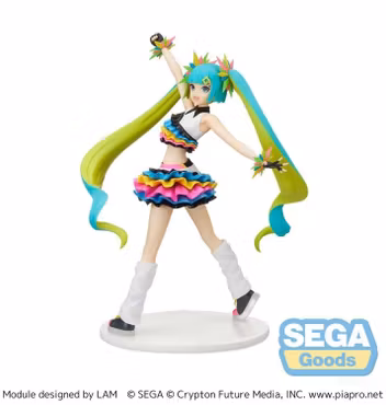 Hatsune Miku Project DIVA MEGA39's FiGURiZM Hatsune Miku (Catch the Wave) Figure (Rerelease)