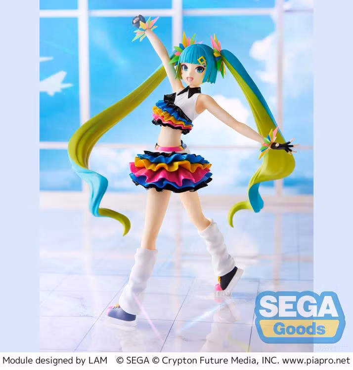 Hatsune Miku Project DIVA MEGA39's FiGURiZM Hatsune Miku (Catch the Wave) Figure (Rerelease)