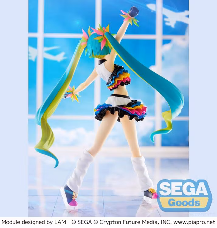 Hatsune Miku Project DIVA MEGA39's FiGURiZM Hatsune Miku (Catch the Wave) Figure (Rerelease)