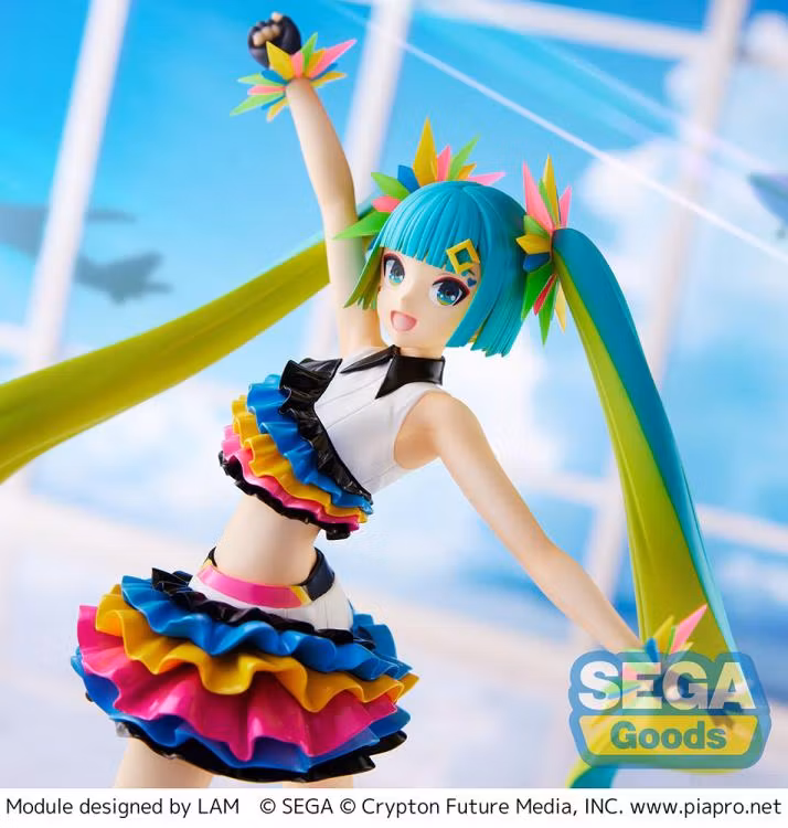 Hatsune Miku Project DIVA MEGA39's FiGURiZM Hatsune Miku (Catch the Wave) Figure (Rerelease)