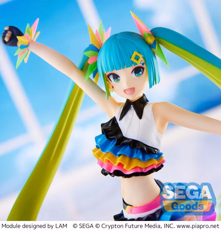 Hatsune Miku Project DIVA MEGA39's FiGURiZM Hatsune Miku (Catch the Wave) Figure (Rerelease)