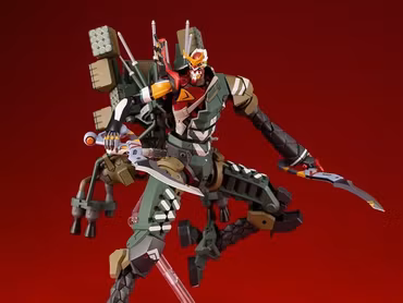 Rebuild of Evangelion Production Model-New 02α (JA-02 Body Assembly Cannibalized) 1/400 Scale Model Kit